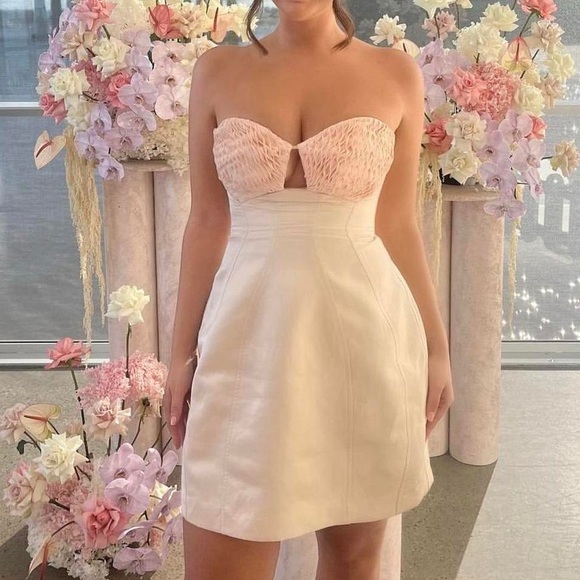 Alemais Dresses & Skirts - ALEMAIS PEARL SMOCK MINI DRESS